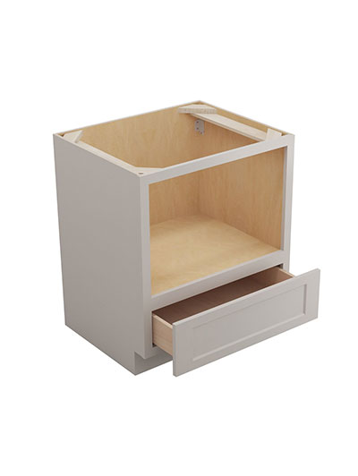 SD-BMW30: Shaker Dove 30″ Base Microwave Cabinet