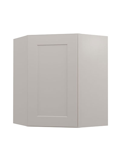 Shaker Dove Dcw2430 Diagonal Wall Cabinet Closed
