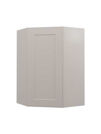 Shaker Dove Dcw2436 Diagonal Wall Cabinet Closed