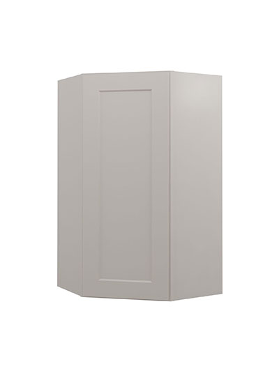 Shaker Dove Dcw2442 Diagonal Wall Cabinet Closed