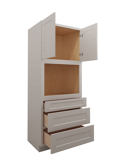 SD-O338424: Shaker Dove 33″ Oven Cabinet 84″ H