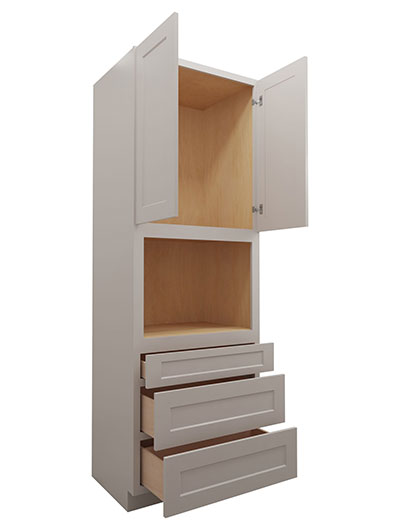 SD-O339624: Shaker Dove 33″ Oven Cabinet 96″ H