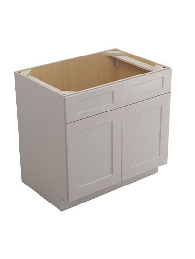 Shaker Dove Sb36 Sink Base Cabinet Closed