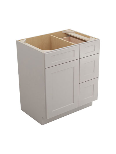 Shaker Dove V3021dr Vanity Combo Base Closed