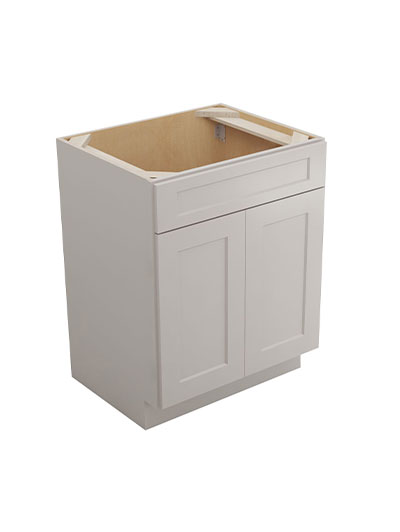 Shaker Dove Vs27 Vanity Sink Base Closed