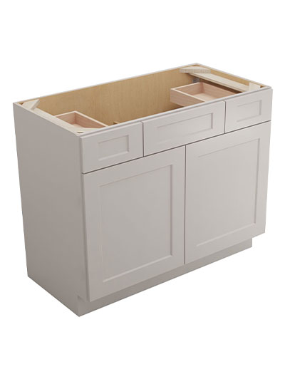 Shaker Dove Vsd42 Vanity Combo Base Closed
