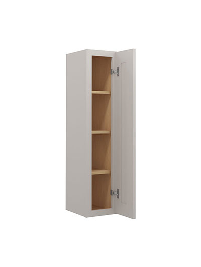 SD-W0942: Shaker Dove 9″ Single Door 42″ High Wall Cabinet