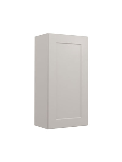 Shaker Dove W1836 Single Door Wall Cabinet Closed