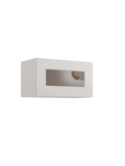 Shaker Dove W2112gd Glass Door Wall Stacker Cabinet Closed