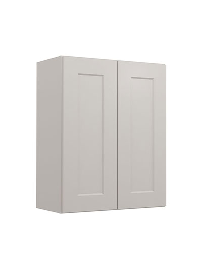 Shaker Dove W2430 Double Door Cabinet Closed