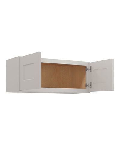 SD-W3012: Shaker Dove 30″ Bridge Cabinet 12″ High