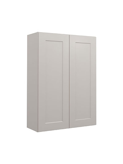 Shaker Dove W3042 Double Door Wall Cabinet Closed