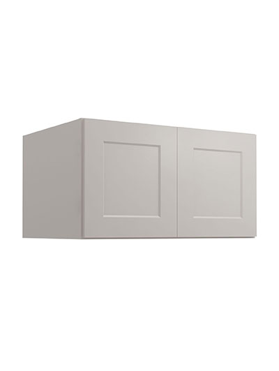 Shaker Dove W331824 Wall Refrigerator Cabinet Closed