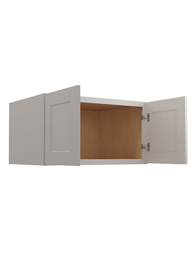 SD-W331824: Shaker Dove 33″ Wall Refrigerator Cabinet 18″ H (24″ Deep)