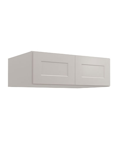 Shaker Dove W361224 Wall Refrigerator Cabinet Closed