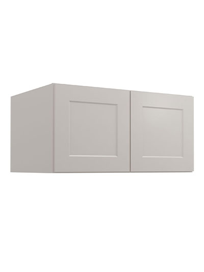 Shaker Dove W361824 Wall Refrigerator Cabinet Closed