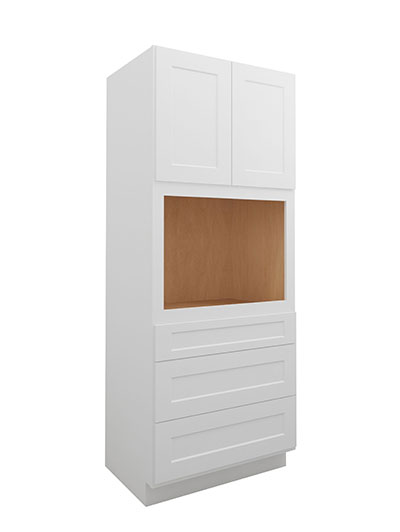 Shaker White O338424 Oven Cabinet Closed