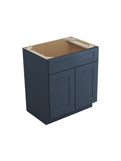 Oceana Blue Shaker Fa3021 Double Door Vanity Sink Base Closed