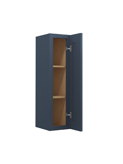 Oceana Blue Shaker 9×36 Single Door Wall Cabinet