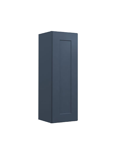 Oceana Blue Shaker W1236 Wall Cabinet Closed