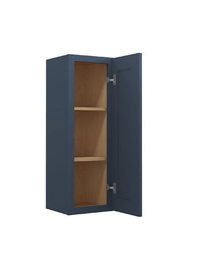 Oceana Blue Shaker 12×36 Single Door Wall Cabinet