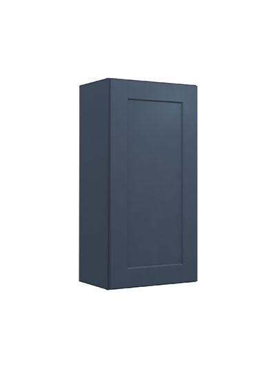 Oceana Blue Shaker W1836 Wall Cabinet Closed