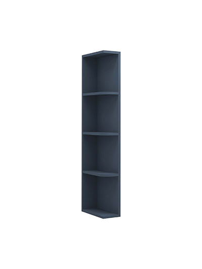 Oceana Blue Shaker 9×42 Wall End Open Shelf