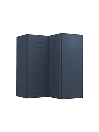 Oceana Blue Shaker Wls2430 Easy Reach Corner Wall Cabinet Closed