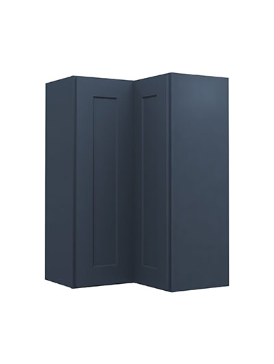 Oceana Blue Shaker Wls2436 Easy Reach Corner Wall Cabinet Closed