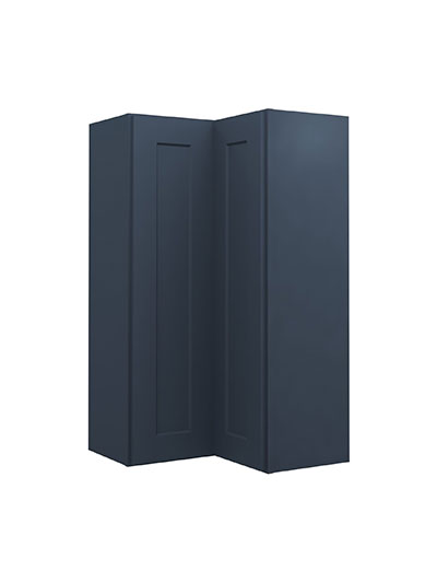 Oceana Blue Shaker Wls2442 Easy Reach Corner Wall Cabinet Closed