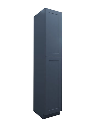 Oceana Blue Shaker Wp1896 Single Door Tall Pantry Cabinet Closed