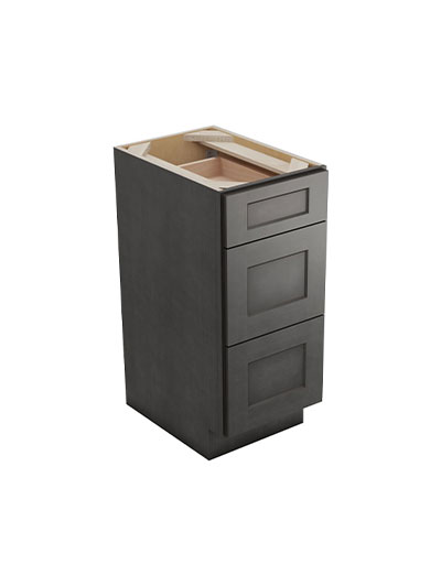 Shaker Cinder 3vdb15 Vanity Drawer Base Closed