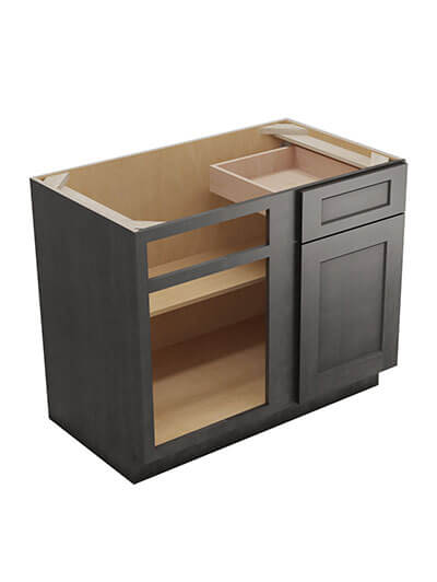 Shaker Cinder Bbc42 Blind Corner Base Cabinet Closed