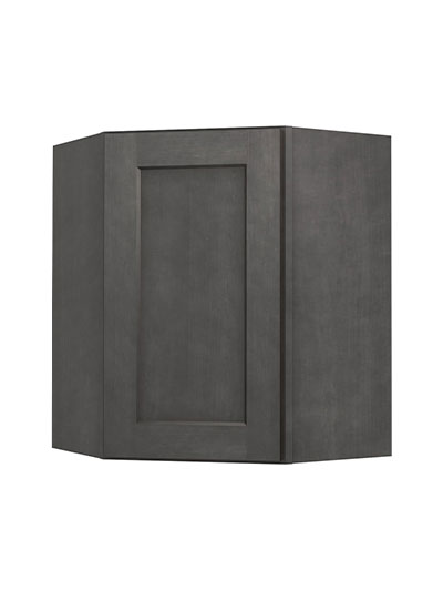 Shaker Cinder Dcw2430 Diagonal Wall Cabinet Closed
