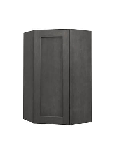 Shaker Cinder Dcw2442 Diagonal Wall Cabinet Closed