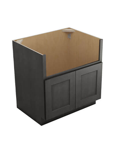 Shaker Cinder Fsb36 Farm Sink Base Cabinet Closed
