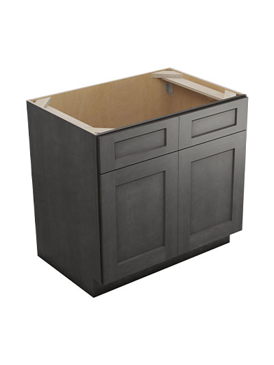 Shaker Cinder Sb36 Sink Base Cabinet Closed