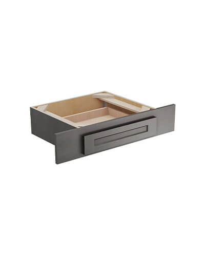 Shaker Cinder Vkd36 Desk Knee Drawer Closed