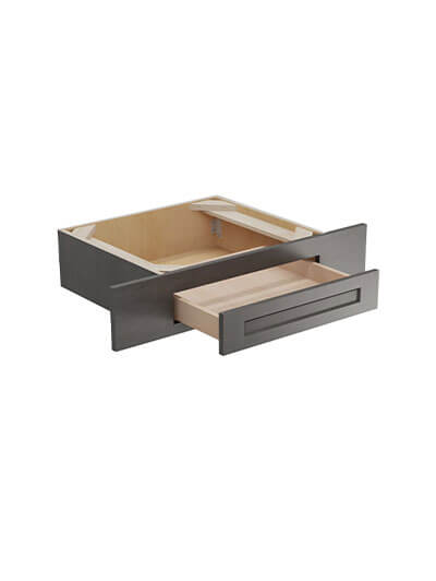 SCN-VKD36: Shaker Cinder 36″ Vanity Knee Drawer