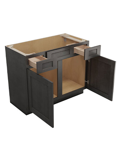 SCN-VSD42: Shaker Cinder 42″ Vanity Combo Base