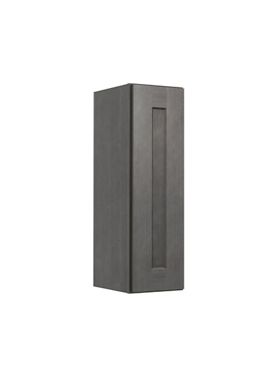 Shaker Cinder W0930 Single Door Wall Cabinet Closed