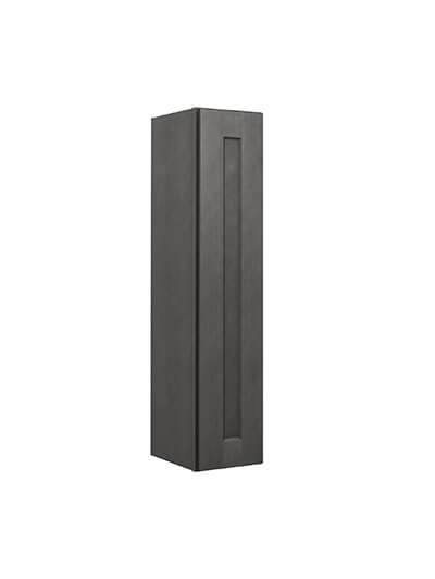 Shaker Cinder W0942 Single Door Wall Cabinet Closed