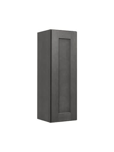 Shaker Cinder W1236 Single Door Wall Cabinet Closed