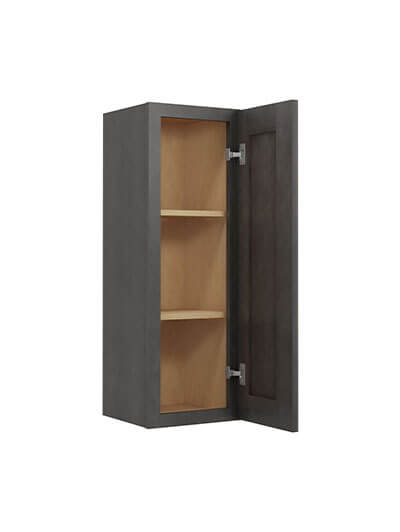 SCN-W1236: Shaker Cinder 12″ Single Door 36″ High Wall Cabinet