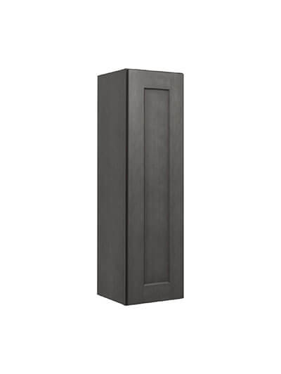 Shaker Cinder W1242 Single Door Wall Cabinet Closed