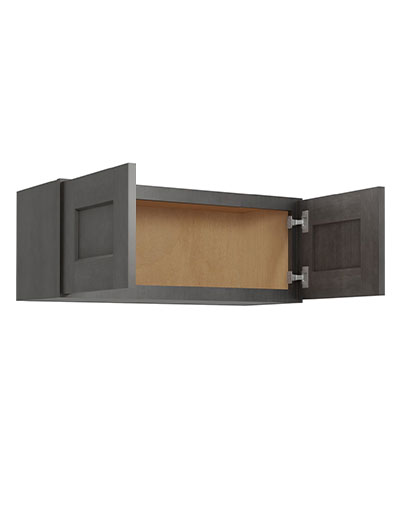 SCN-W3012: Shaker Cinder 30″ Bridge Cabinet 12″ High