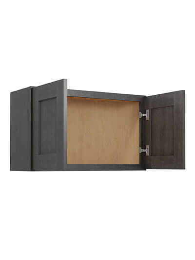 SCN-W3018: Shaker Cinder 30″ Bridge Cabinet 18″ High