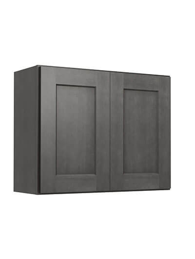 Shaker Cinder W3024 Bridge Cabinet Closed