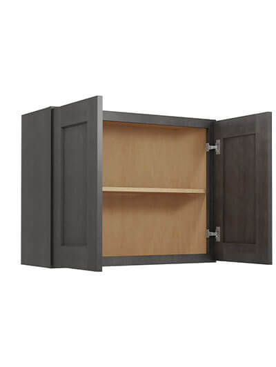 SCN-W3024: Shaker Cinder 30″ Bridge Cabinet 24″ High