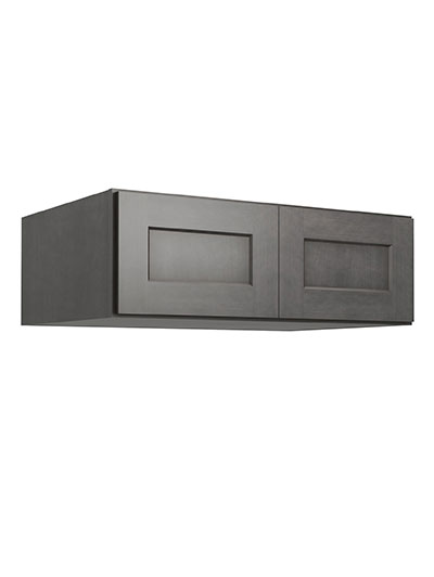 Shaker Cinder W361224 Wall Refrigerator Cabinet Closed